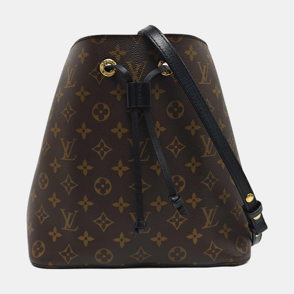 NÉONOÉ MM Monogram Coated Canvas Brown