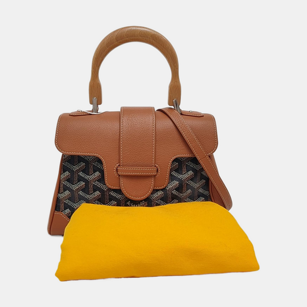 Saïgon Mini Coated Canvas Brown