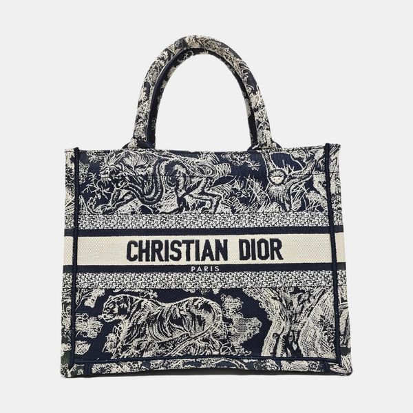 Book Tote Small Canvas Blue