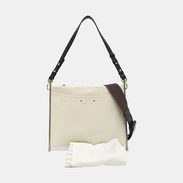 Roy Medium Calfskin White