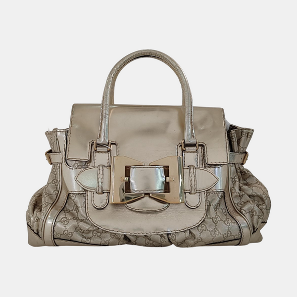 Queen Monogram Calfskin Gold