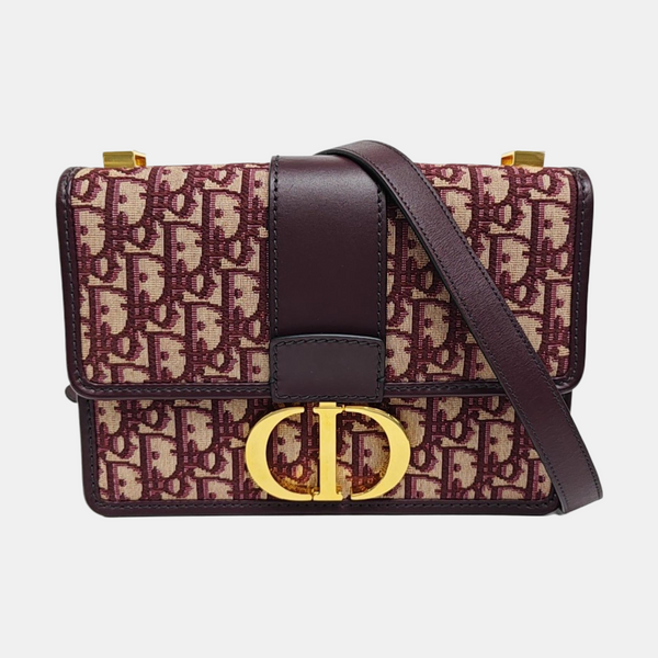 30 Montaigne Oblique Canvas Red