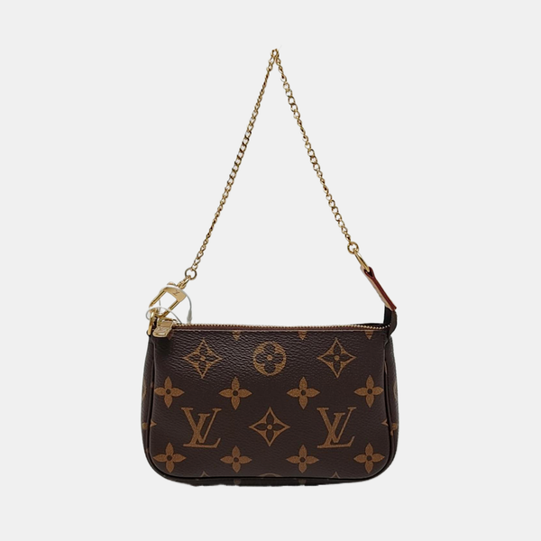 ACCESSOIRES Mini Monogram Coated Canvas Brown
