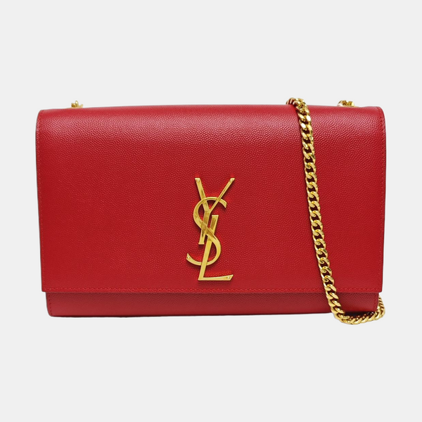 Authenticated pre-owned KATE Medium Calfskin Red - Shoulder Bag at Looply