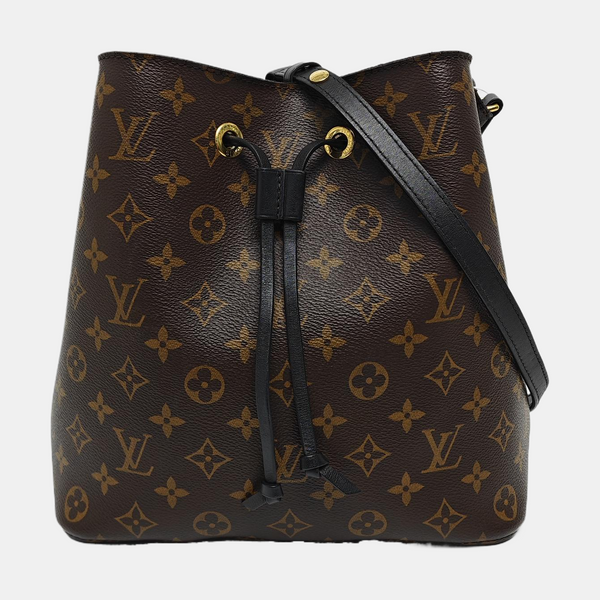 NÉONOÉ MM Monogram Coated Canvas Brown