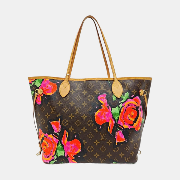 NEVERFULL MM Monogram Coated Canvas Brown