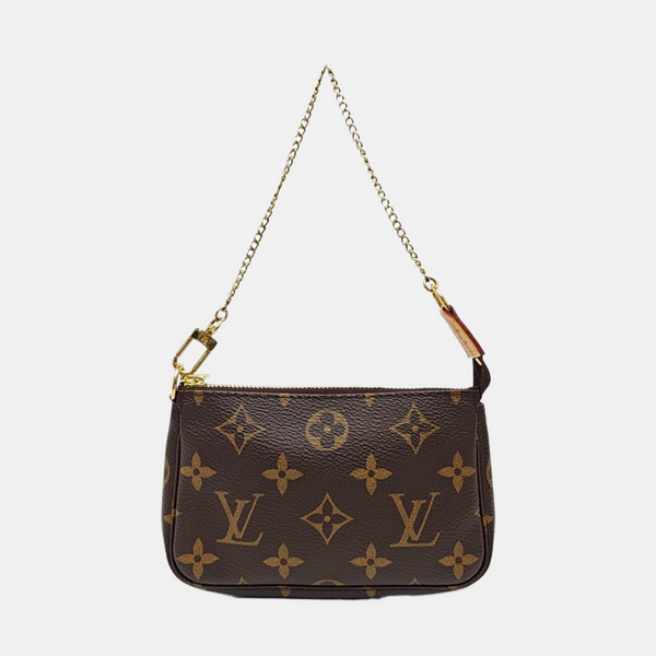 ACCESSOIRES Mini Monogram Coated Canvas Brown
