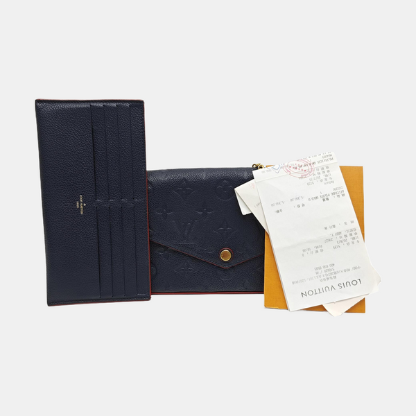 FÉLICIE Monogram Calfskin Blue