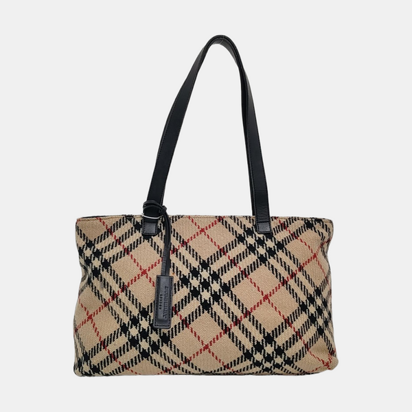 Fabric Shoulder Bag Beige