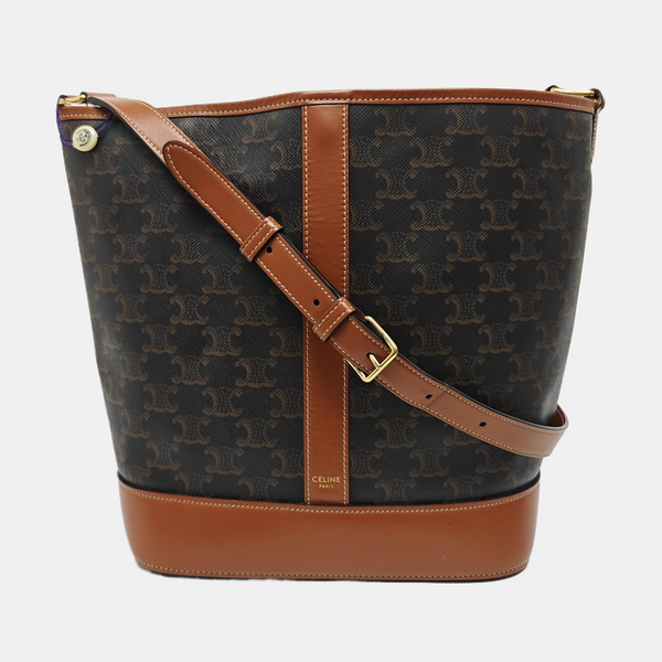 TRIOMPHE CANVAS Medium Coated Canvas Brown