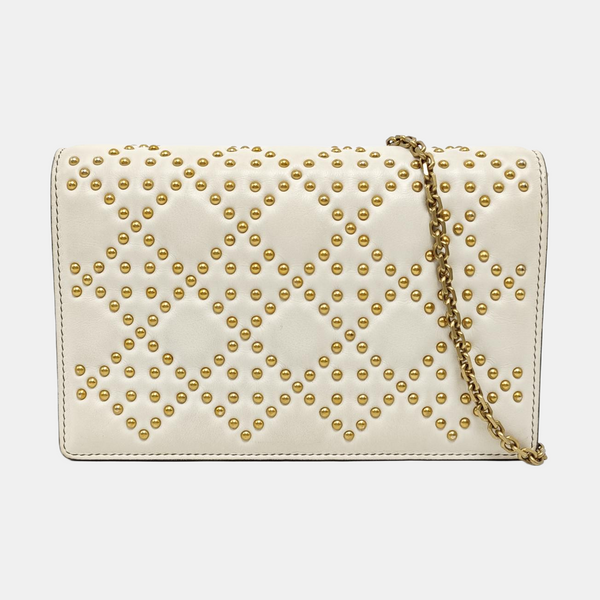Calfskin Shoulder Bag White