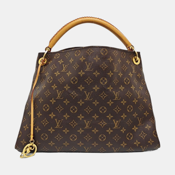 ARTSY MM Monogram Coated Canvas Brown