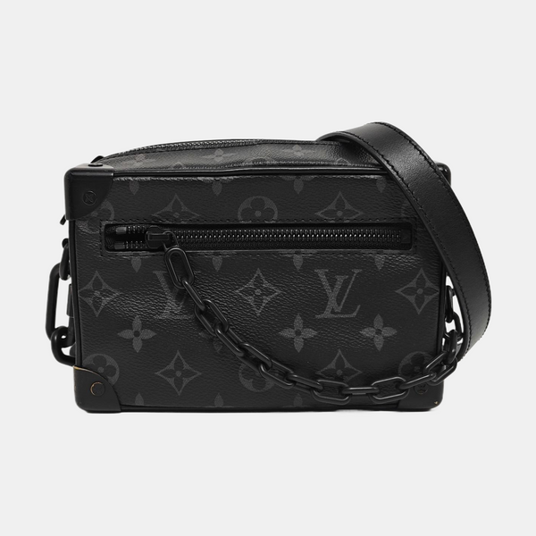 SOFT TRUNK Mini Monogram Coated Canvas Black