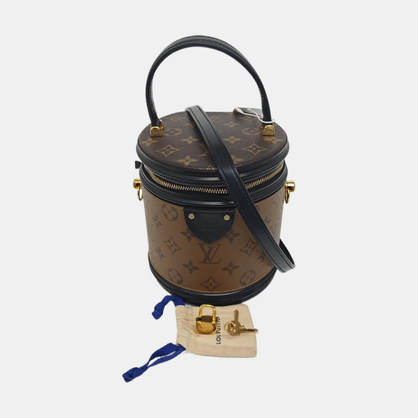 CANNES PM Monogram Coated Canvas Brown