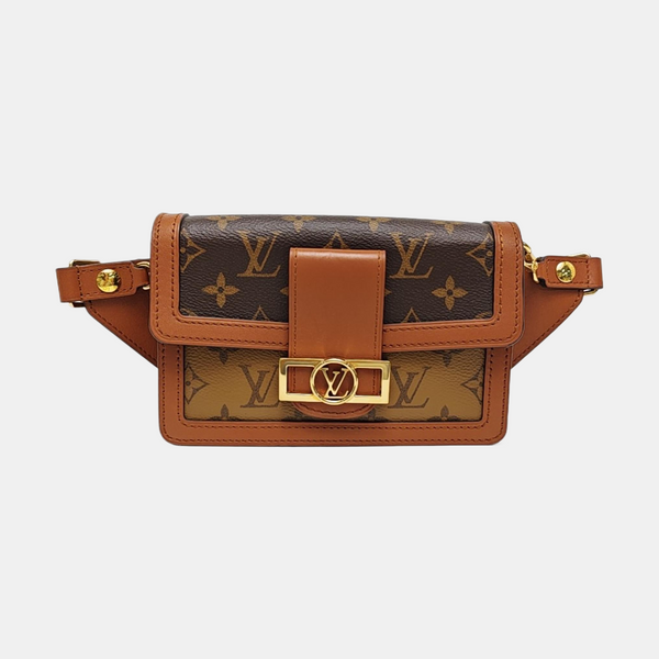 DAUPHINE Monogram Coated Canvas Brown