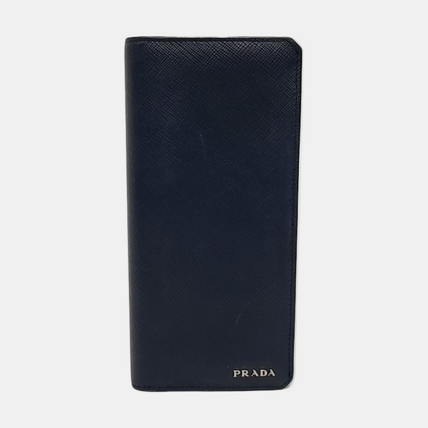 Saffiano Calfskin Wallet Blue