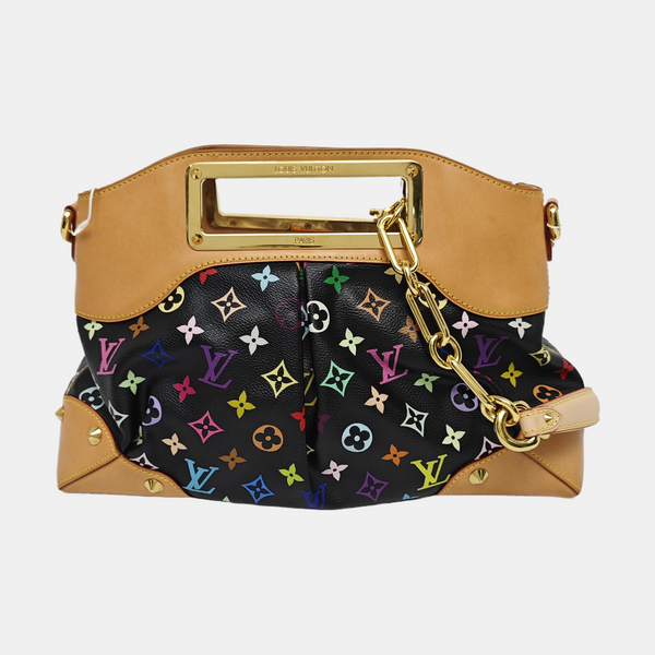 LV × TM JUDY Monogram Coated Canvas Black