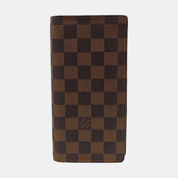JAMES Damier Ebene Coated Canvas Brown