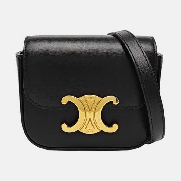 TRIOMPHE Mini Calfskin Black