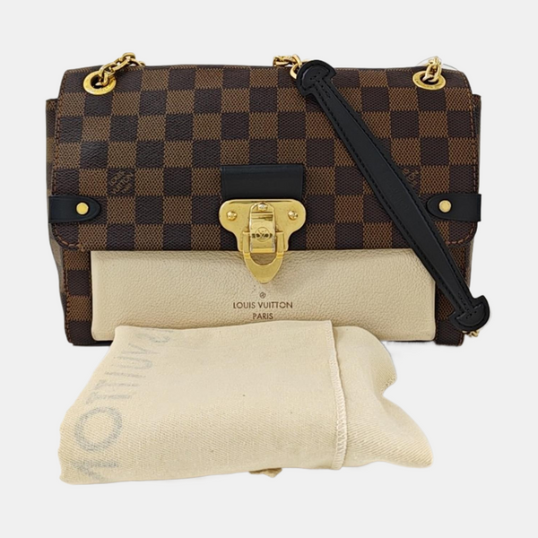 VAVIN PM Damier Ebene Coated Canvas Brown