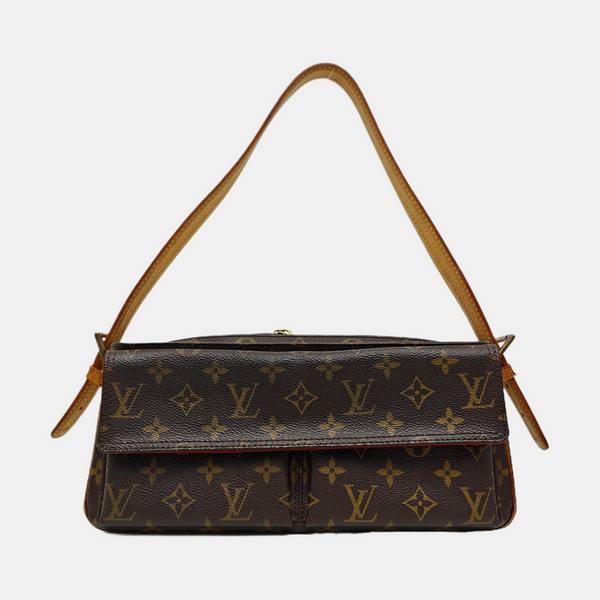 VIVA CITE Monogram Coated Canvas Brown