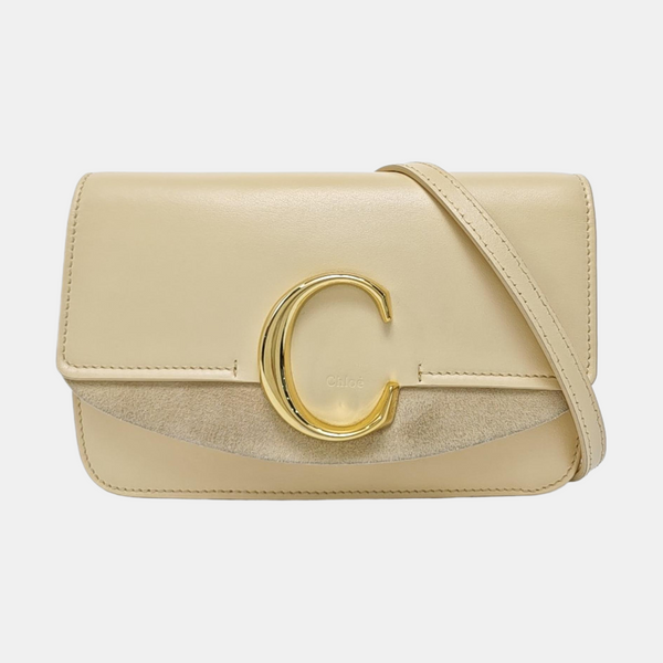 Chloé C Calfskin Beige