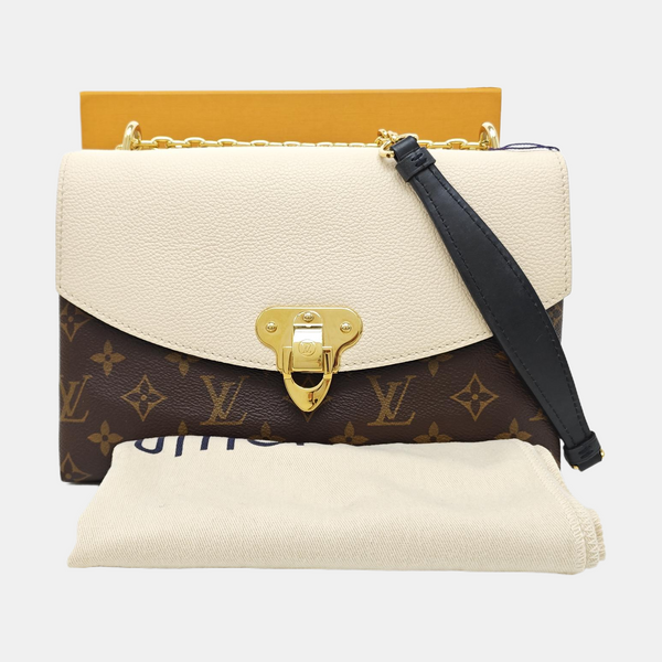 SAINT PLACIDE Monogram Coated Canvas White