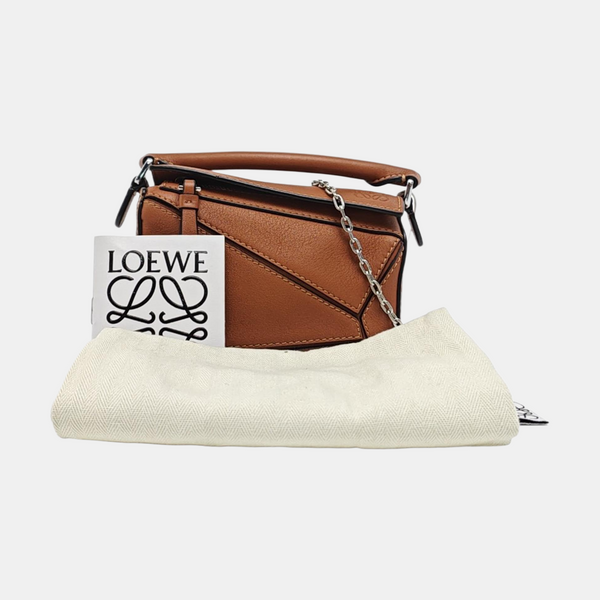 Puzzle Nano Calfskin Brown