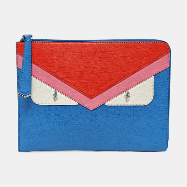 Calfskin Clutch Blue
