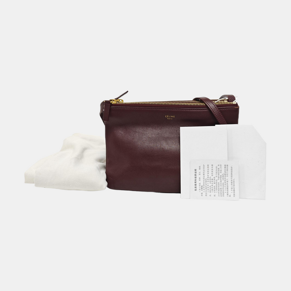 TRIO Small Lambskin Red