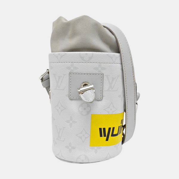 CHALK Monogram Coated Canvas Gray