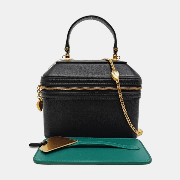 Calfskin Shoulder Bag Black