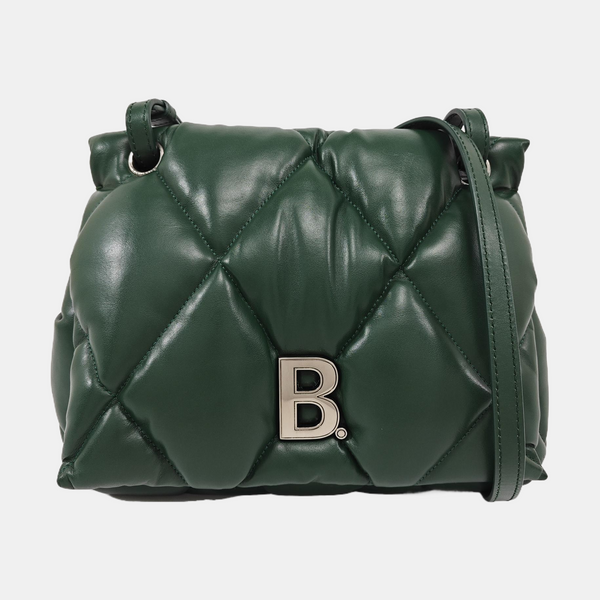 B. Quilted Calfskin Green