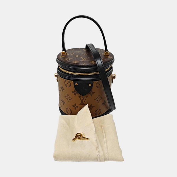CANNES PM Monogram Coated Canvas Brown