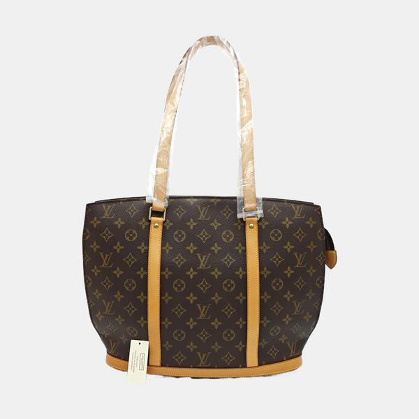 VINTAGE BABYLONE Monogram Coated Canvas Brown