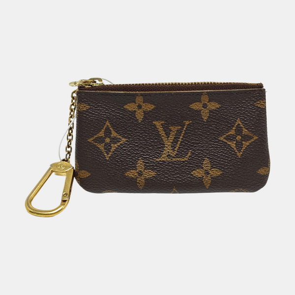 Monogram Coated Canvas Coin Purse Brown