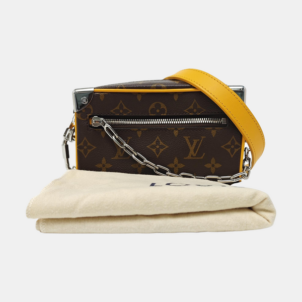 SOFT TRUNK Mini Monogram Coated Canvas Brown