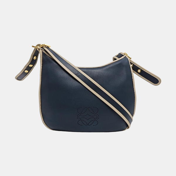 Calfskin Shoulder Bag Blue