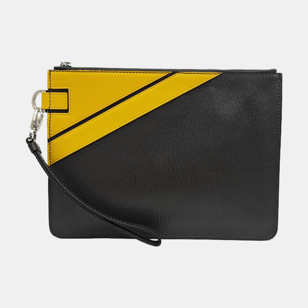 Calfskin Clutch Gray