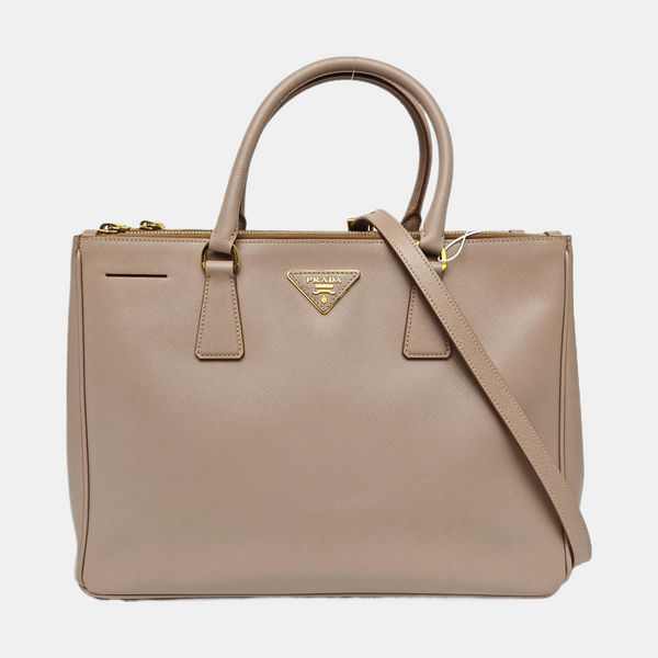 Galleria Large Saffiano Calfskin Pink