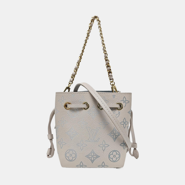 BELLA Monogram Calfskin Gray