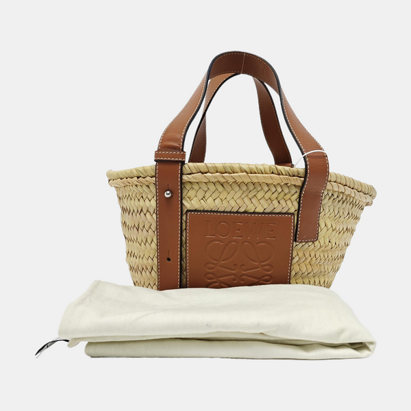 Basket Small Straw Beige