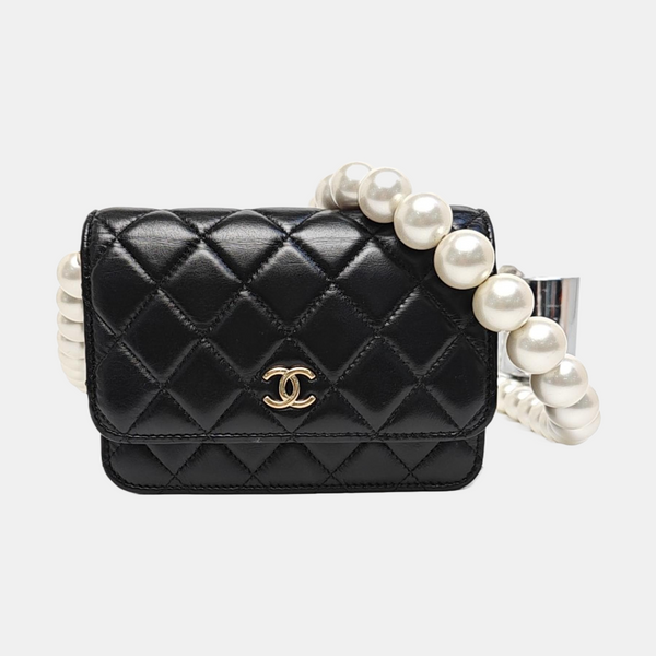 WOC Quilted Calfskin Black