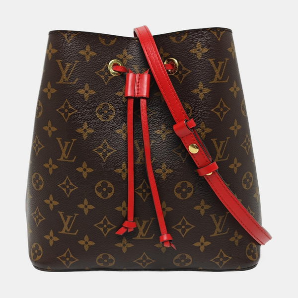Authenticated pre-owned NÉONOÉ MM Monogram Coated Canvas Brown - Bucket Bag at Looply