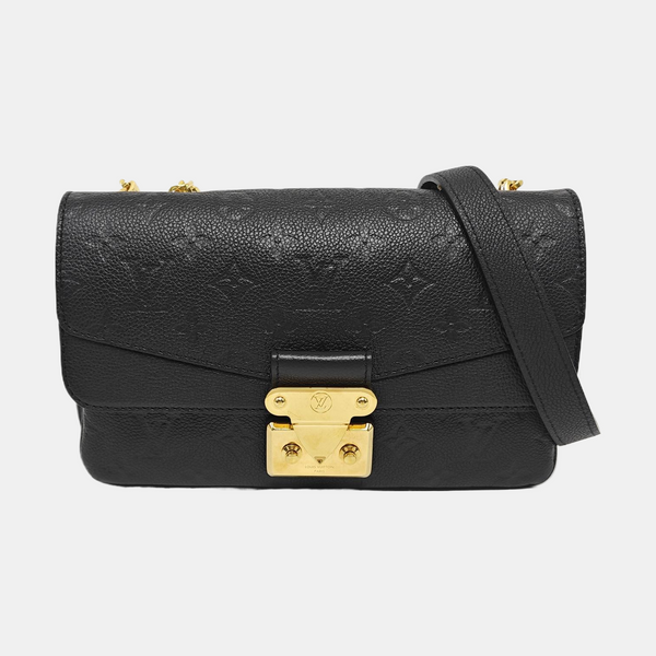 MARCEAU Monogram Calfskin Black