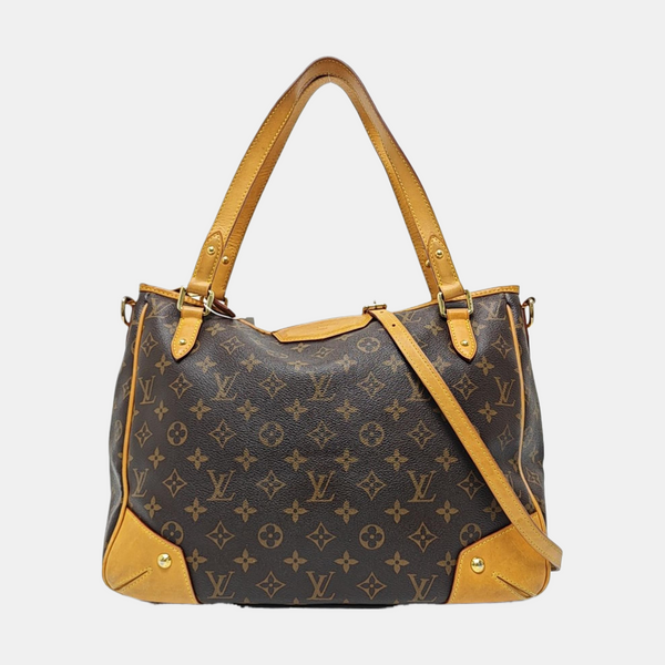 ESTRELA GM Monogram Coated Canvas Brown