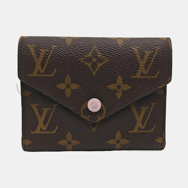VICTORINE Monogram Coated Canvas Brown Wallet
