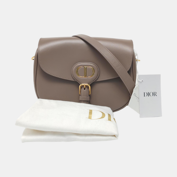 Authenticated pre-owned Bobby Medium Calfskin Gray - Shoulder Bag at Looply