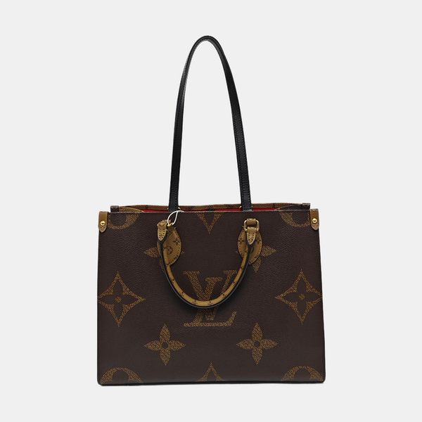 ONTHEGO MM Monogram Coated Canvas Brown
