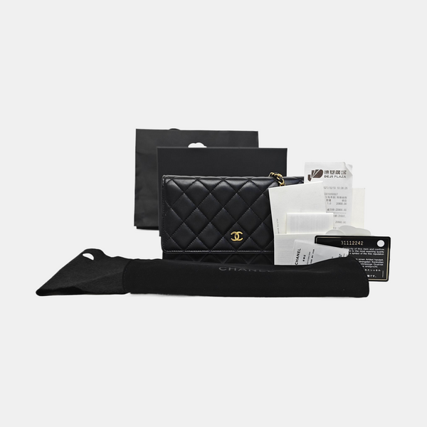 WOC Mini Lambskin Black